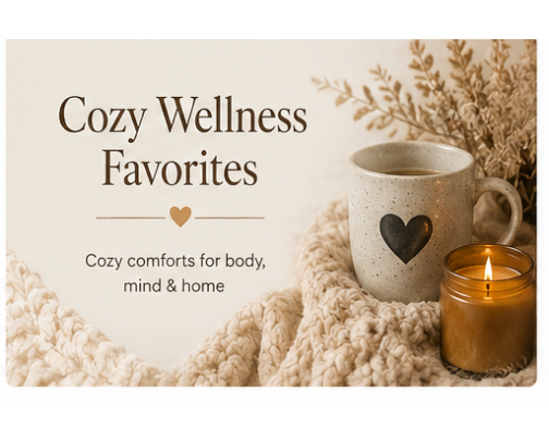 Cozy Wellness Favorites cover photo collage