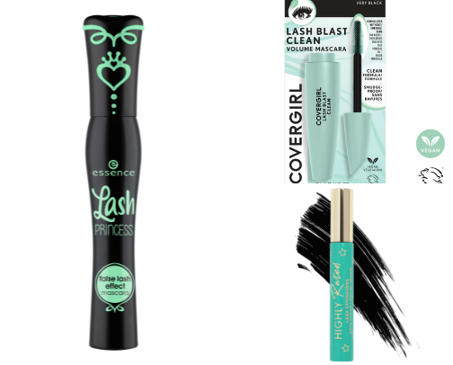 Best mascaras on the market, Affordable-High end cover photo collage