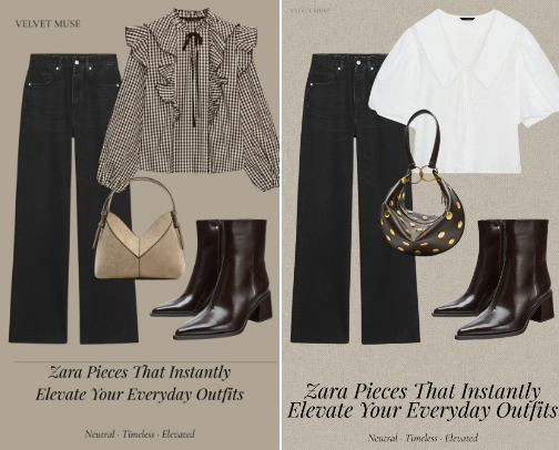 Everyday Zara Outfit cover photo collage