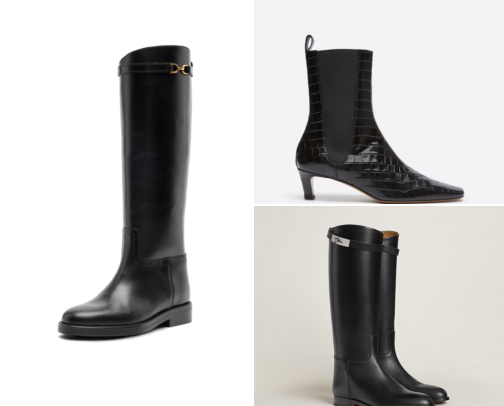 Luxury vs. high street autumun shoes🍂 cover photo collage