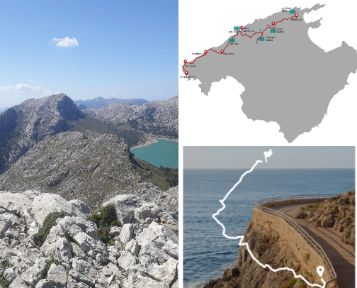 Hiking in Mallorca cover photo collage