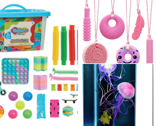 ✨ Sensory Toys: Calming & Engaging Tools for Kids or Adults ✨ cover photo collage