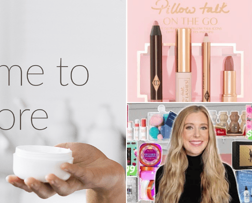 Skincare cover photo collage