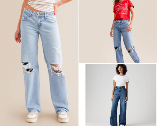 I've tried on all the jeans so you don't have to!  Be sure to shop using my links 🤍🤍 cover photo collage