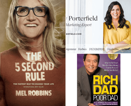 My Favorite Motivational Books cover photo collage