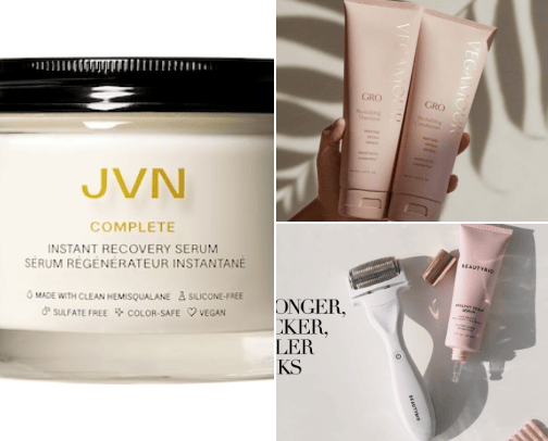 • Hair & Beauty Products cover photo collage