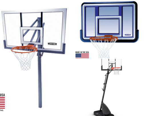 Basketball Hoops That Adjust Height So My Kids Can Actually Grow Into Them cover photo collage