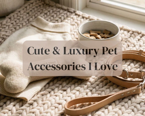 Cute & Luxury Pet Accessories I Love cover photo collage