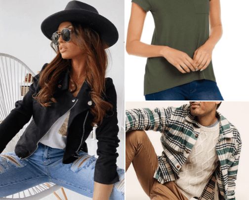 Apparel cover photo collage