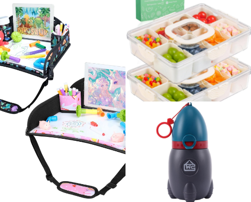 Road trip rescue kit for moms cover photo collage