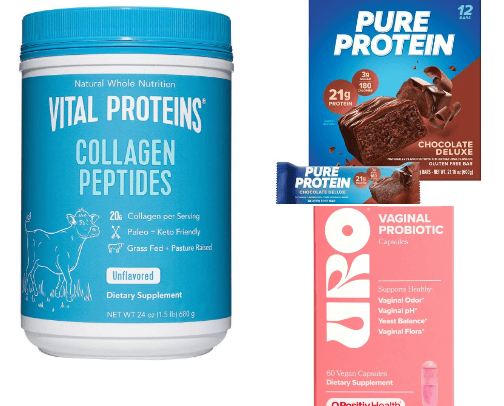 Healthy Lifestyle Items cover photo collage