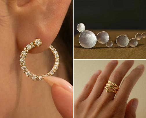 The 2026 Forecast: The Biggest Jewelry Trends to Wear Now cover photo collage