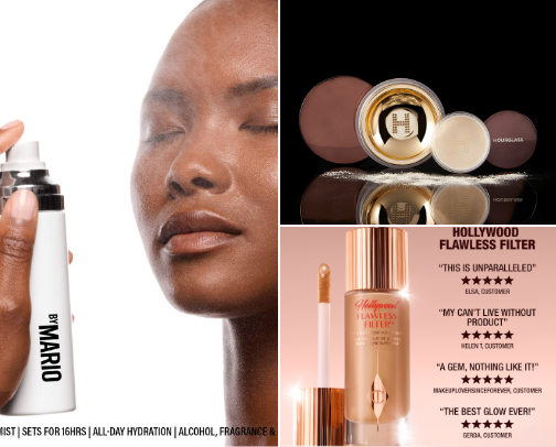 Silicone makeup Routine (best for oily skin) by a licensed esthetician cover photo collage