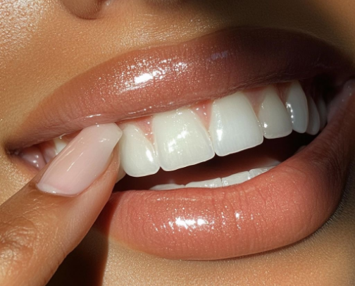 sparkly white teeth routine cover photo collage