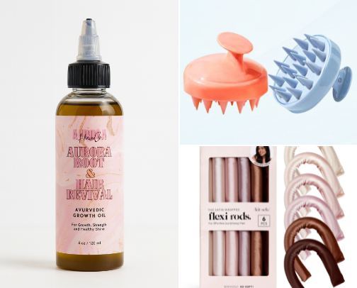 Hair Growth Helpers & Scalp Care cover photo collage