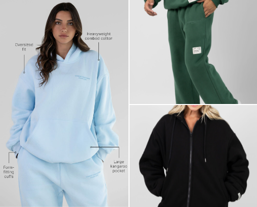 My favorite clothing brands cover photo collage