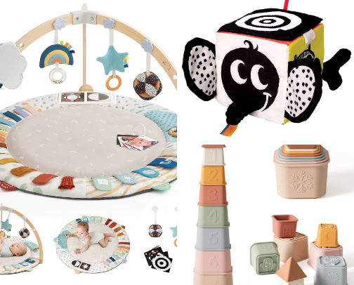 Sensory Activities for Babies, 0-6 months cover photo collage