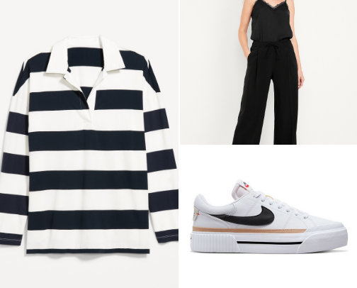 Old Navy but casual for Moms on the go. cover photo collage