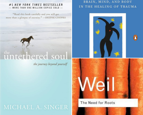 Nourish Your Mind - Book for Rest & Reflection cover photo collage