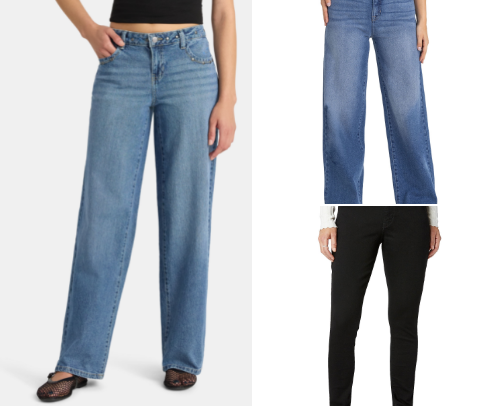 Jeans that won't break your budget, but are still so stylish! It always makes my day when I find a good clearance. Check out these jeans that will make you smile too! cover photo collage