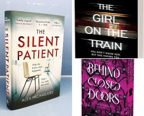 Most Addictive Psychological Thrillers You Won't Put Down cover photo collage