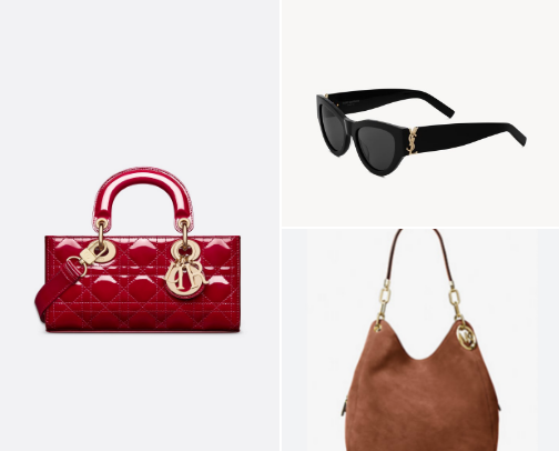 Fashion accessories cover photo collage