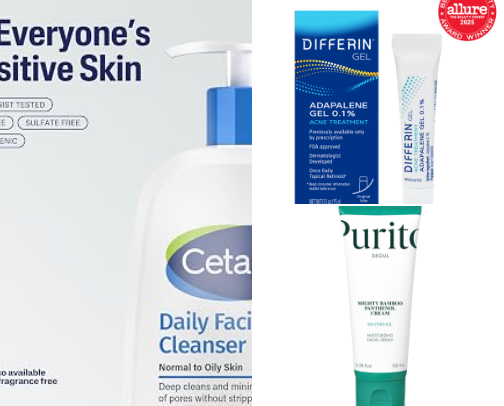 Skincare That Actually Works for Acne-Prone Skin (No BS Routine) cover photo collage