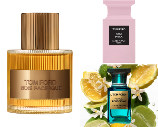Luxury Fragrances cover photo collage