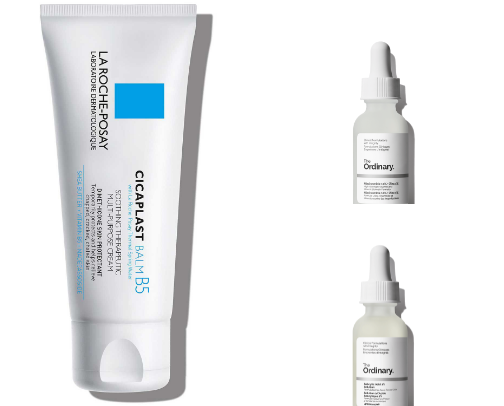 Skin care cover photo collage