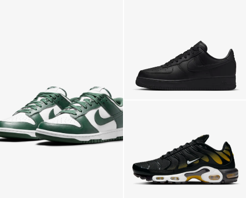 My recommendations for Nike clothing cover photo collage
