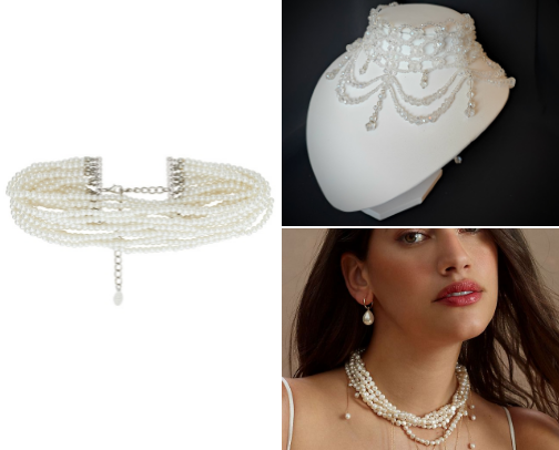 BRIDAL CHOKERS ✨ cover photo collage