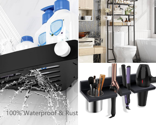 🛁 Real Fixes for Messy Bathrooms: 30 Bestselling Products That Actually Create Space cover photo collage