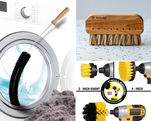 How I Finally Cleaned the Dryer Sheet Gunk Clogging My Lint Trap cover photo collage