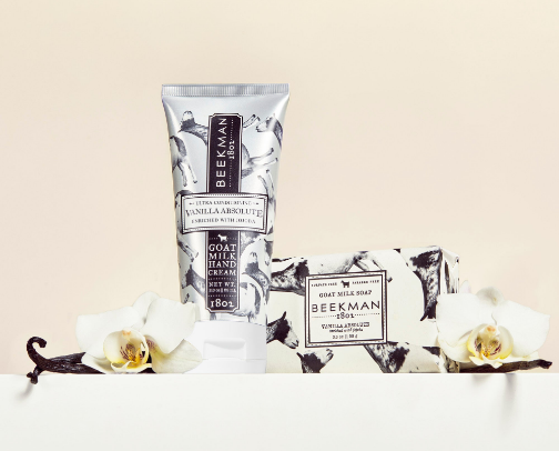 My favorite scents and body products cover photo collage