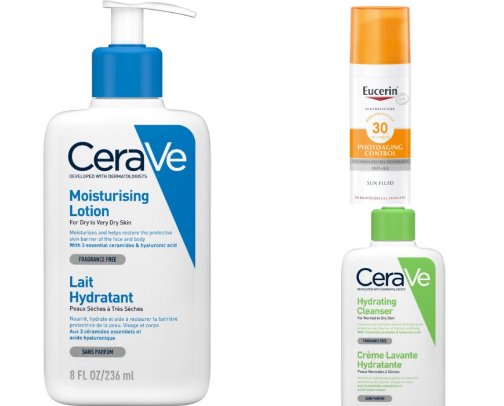 My Favorite Skincare — Morning & Night routine cover photo collage