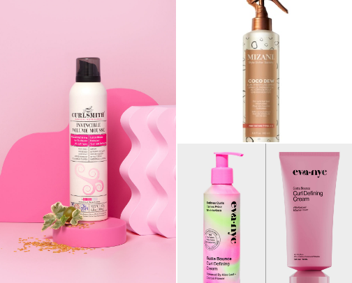 Curly Hair Must Haves cover photo collage