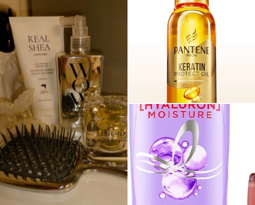 Hair products that are worth it🪽 cover photo collage