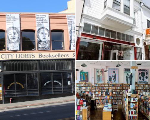 Independent Bookstores in San Francisco, CA 🦀 cover photo collage