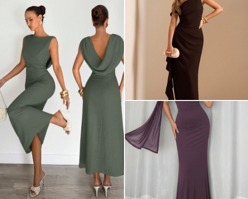 Wedding Guest Dresses That Actually Slay cover photo collage