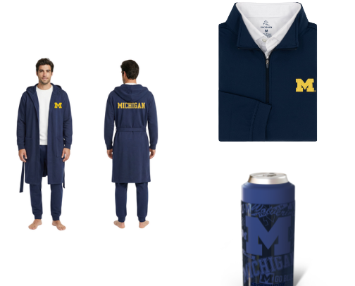 Michigan Wolverines cover photo collage