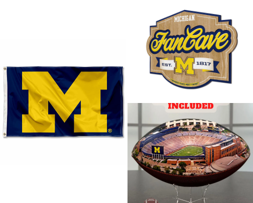 Michigan Wolverines cover photo collage