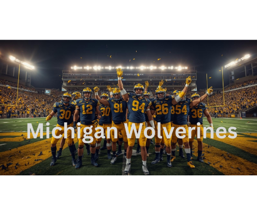 Michigan Wolverines cover photo collage