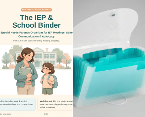IEP & School Meeting Helpers cover photo collage