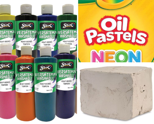 Art Supplies cover photo collage