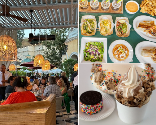 Grabbing a Bite in LA cover photo collage