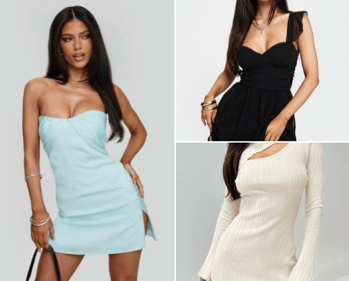 Dresses for night out✨ cover photo collage