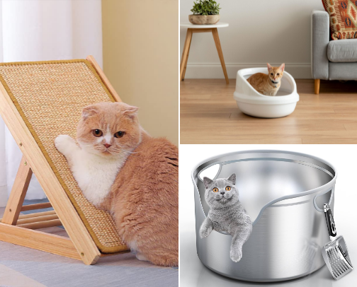 Cute & Modern Things for Your Cat cover photo collage