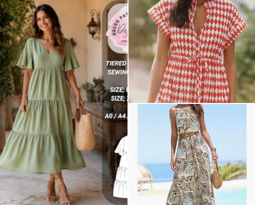 Best for a soft, feminine vibe 🥻💃 cover photo collage