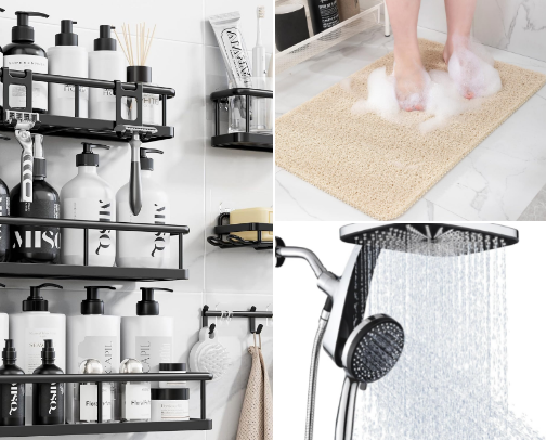 Bathroom Must-Haves for a Clean and Organized Home. cover photo collage
