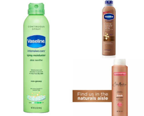 My favorite body care recs cover photo collage